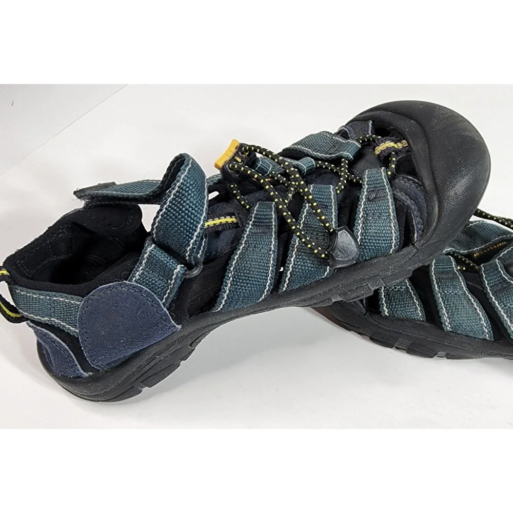 KEEN Newport H2 Outdoor Hiking Sandal Boys Size 4 1006557 Blue Gray Yellow